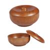 Healeved Wooden Shaving Bowl with Lid for Men Practical Shaving Soap Cream Bowl Compact Design for Easy Storage and Boyfriends view 4