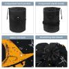 2PCS Cartoon Halloween-429 Travel Cosmetic Bag Makeup Organizer Bag Bathroom Cases Toiletry Bag with Drawstring (Cylindrical bag and small bag) view 3