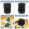 2PCS Cartoon Halloween-374 Travel Cosmetic Bag Makeup Organizer: Stylish Bathroom Cases with Drawstring, Cylindrical & Small Toiletry Bag view 3