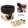 2PCS Cartoon Halloween-374 Travel Cosmetic Bag Makeup Organizer: Stylish Bathroom Cases with Drawstring, Cylindrical & Small Toiletry Bag view 4