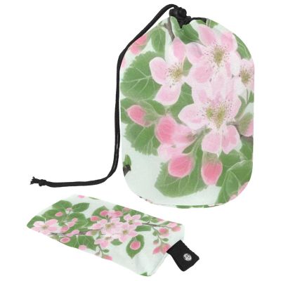 2PCS Cherry Blossom Aesthetics-795 Travel Cosmetic Bag Makeup Organizer, Drawstring Bathroom Cases - Cylindrical & Small Toiletry Bag