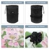 2PCS Cherry Blossom Aesthetics-795 Travel Cosmetic Bag Makeup Organizer, Drawstring Bathroom Cases - Cylindrical & Small Toiletry Bag view 3