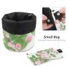 2PCS Cherry Blossom Aesthetics-795 Travel Cosmetic Bag Makeup Organizer, Drawstring Bathroom Cases - Cylindrical & Small Toiletry Bag view 4