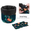 2PCS Merry Christmas-87 Travel Cosmetic Bag Makeup Organizer, Drawstring Bathroom Cases - Cylindrical & Small Toiletry Bag view 4