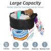 2PCS Colorful Desserts-537 Travel Cosmetic Bag Makeup Organizer Bag Bathroom Cases Toiletry Bag with Drawstring (Cylindrical bag and small bag) view 2