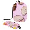 2PCS Colorful Desserts-525 Travel Cosmetic Bag Makeup Organizer Bag Bathroom Cases Toiletry Bag with Drawstring (Cylindrical bag and small bag) view 1