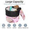 2PCS Colorful Desserts-525 Travel Cosmetic Bag Makeup Organizer Bag Bathroom Cases Toiletry Bag with Drawstring (Cylindrical bag and small bag) view 2