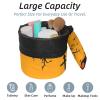 2PCS Cartoon Halloween-383 Travel Cosmetic Bag Makeup Organizer, Drawstring Bathroom Cases - Cylindrical & Small Toiletry Bag view 2