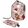2PCS Cartoon Christmas-184 Travel Cosmetic Bag: Your Ultimate Makeup Organizer & Bathroom Cases - With Drawstring, Cylindrical & Small Toiletry Bag view 1