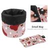 2PCS Cartoon Christmas-184 Travel Cosmetic Bag: Your Ultimate Makeup Organizer & Bathroom Cases - With Drawstring, Cylindrical & Small Toiletry Bag view 4