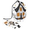 2PCS Cartoon Halloween-405 Travel Cosmetic Bag Makeup Organizer Bag Bathroom Cases Toiletry Bag with Drawstring (Cylindrical bag and small bag) view 1