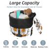 2PCS Cartoon Halloween-405 Travel Cosmetic Bag Makeup Organizer Bag Bathroom Cases Toiletry Bag with Drawstring (Cylindrical bag and small bag) view 2