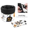 2PCS Cartoon Halloween-405 Travel Cosmetic Bag Makeup Organizer Bag Bathroom Cases Toiletry Bag with Drawstring (Cylindrical bag and small bag) view 4