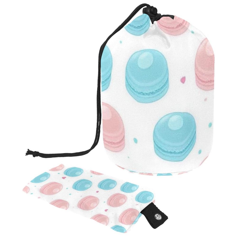 2PCS Dessert Art-802 Travel Cosmetic Bag Makeup Organizer: Stylish Bathroom Cases with Drawstring, Cylindrical & Small Toiletry Bag
