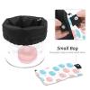 2PCS Dessert Art-802 Travel Cosmetic Bag Makeup Organizer: Stylish Bathroom Cases with Drawstring, Cylindrical & Small Toiletry Bag view 4