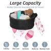 2PCS Colorful Art Desserts-602 Travel Cosmetic Bag Makeup Organizer: Stylish Bathroom Cases with Drawstring, Cylindrical & Small Toiletry Bag view 2