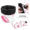 2PCS Colorful Art Desserts-602 Travel Cosmetic Bag Makeup Organizer: Stylish Bathroom Cases with Drawstring, Cylindrical & Small Toiletry Bag view 4