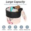 2PCS Pink Cherry Blossoms-875 Travel Cosmetic Bag Makeup Organizer, Drawstring Bathroom Cases - Cylindrical & Small Toiletry Bag view 2