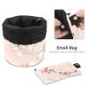 2PCS Pink Cherry Blossoms-875 Travel Cosmetic Bag Makeup Organizer, Drawstring Bathroom Cases - Cylindrical & Small Toiletry Bag view 4