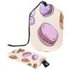 2PCS Dessert Art-800 Travel Cosmetic Bag: Your Ultimate Makeup Organizer & Bathroom Cases - With Drawstring, Cylindrical & Small Toiletry Bag view 1