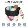 2PCS Dessert Art-800 Travel Cosmetic Bag: Your Ultimate Makeup Organizer & Bathroom Cases - With Drawstring, Cylindrical & Small Toiletry Bag view 2