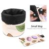 2PCS Dessert Art-800 Travel Cosmetic Bag: Your Ultimate Makeup Organizer & Bathroom Cases - With Drawstring, Cylindrical & Small Toiletry Bag view 4