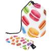 2PCS Colorful Art Desserts-582 Travel Cosmetic Bag Makeup Organizer: Stylish Bathroom Cases with Drawstring, Cylindrical & Small Toiletry Bag view 1