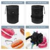 2PCS Colorful Art Desserts-582 Travel Cosmetic Bag Makeup Organizer: Stylish Bathroom Cases with Drawstring, Cylindrical & Small Toiletry Bag view 3