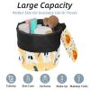 2PCS Cartoon Halloween-362 Travel Cosmetic Bag Makeup Organizer: Stylish Bathroom Cases with Drawstring, Cylindrical & Small Toiletry Bag view 2