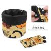 2PCS Cartoon Halloween Pumpkin-341 Travel Cosmetic Bag Makeup Organizer Bag Bathroom Cases Toiletry Bag with Drawstring (Cylindrical bag and small bag) view 4