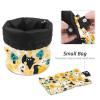 2PCS Cartoon Halloween-375 Travel Cosmetic Bag Makeup Organizer, Drawstring Bathroom Cases - Cylindrical & Small Toiletry Bag view 4