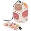2PCS Colorful Art Desserts-565 Travel Cosmetic Bag Makeup Organizer Bag Bathroom Cases Toiletry Bag with Drawstring (Cylindrical bag and small bag) view 1