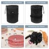 2PCS Colorful Art Desserts-565 Travel Cosmetic Bag Makeup Organizer Bag Bathroom Cases Toiletry Bag with Drawstring (Cylindrical bag and small bag) view 3