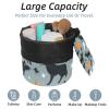 2PCS Cartoon Halloween-385 Travel Cosmetic Bag Makeup Organizer Bag Bathroom Cases Toiletry Bag with Drawstring (Cylindrical bag and small bag) view 2