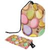 2PCS Colorful Art Desserts-562 Travel Cosmetic Bag Makeup Organizer: Stylish Bathroom Cases with Drawstring, Cylindrical & Small Toiletry Bag view 1