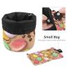 2PCS Colorful Art Desserts-562 Travel Cosmetic Bag Makeup Organizer: Stylish Bathroom Cases with Drawstring, Cylindrical & Small Toiletry Bag view 4