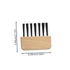 WOONEKY 4pcs Comb Cleaning Tool Hair Cleaning Brush Comb Cleaner Lint Remover for Clothing view 2