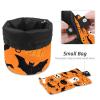2PCS Cartoon Halloween-417 Travel Cosmetic Bag Makeup Organizer Bag Bathroom Cases Toiletry Bag with Drawstring (Cylindrical bag and small bag) view 4