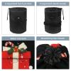 2PCS Merry Christmas-92 Travel Cosmetic Bag: Your Ultimate Makeup Organizer & Bathroom Cases - With Drawstring, Cylindrical & Small Toiletry Bag view 3