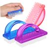 SOESFOUFU 6pcs Handle Grip Nail Fingernail Brush Cleaner for Manicure Portable Nail Dust Brush view 1