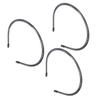 WOONEKY 3pcs Black Spring Headbands for Women and Men Comfortable Iron Wire Hair Hoops for Daily Use for Sports Facial Care and Fashion Styling view 1