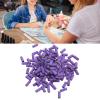 150 Pcs Sanding Bands, Dead Skin Calluse Removal Nail File Sanding Bands for Acrylic Nails Gel Manicures Pedicure (150 240 80 Grit) view 3