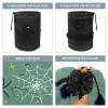 2PCS Halloween Patterns-453 Travel Cosmetic Bag Makeup Organizer Bag Bathroom Cases Toiletry Bag with Drawstring (Cylindrical bag and small bag) view 3