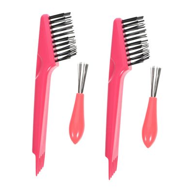TOBBOMEY 1set Hair Brush Cleaner Tool Hair Cleaning Brushes for Salon and Home Use Effectively Removes and Combs Lightweight and Easy to Clean