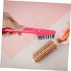 TOBBOMEY 1set Hair Brush Cleaner Tool Hair Cleaning Brushes for Salon and Home Use Effectively Removes and Combs Lightweight and Easy to Clean view 3