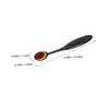 Baluue Cosmetics Foundation Brush Travel Makeup Brush for Liquid Foundation Blush Contour and Highlighter Soft Bristles for Natural Application view 2
