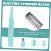 WOONEKY Electric Eyebrow Hair Removal Tool Multipurpose Trimmer for Eyebrows Nose Hair Body Battery-Powered AAA Not Included Lightweight Design view 2
