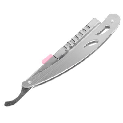 SOESFOUFU Manual Scraper Razor Vintage Shaver Beard Sideburns Eyebrow Hairdressing Full Steel Portable