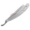 SOESFOUFU Manual Scraper Razor Vintage Shaver Beard Sideburns Eyebrow Hairdressing Full Steel Portable view 1
