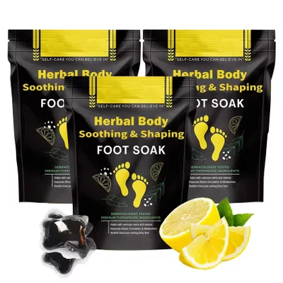 15PCS Herbal Foot Soak Beads, Body Detox Shaping Cleansing Foot Soak Beads for Soothing and Relaxing, Long Lasting, Portable, Daily Home Foot Massage Beads for Men and Women3 Pack/15PCS